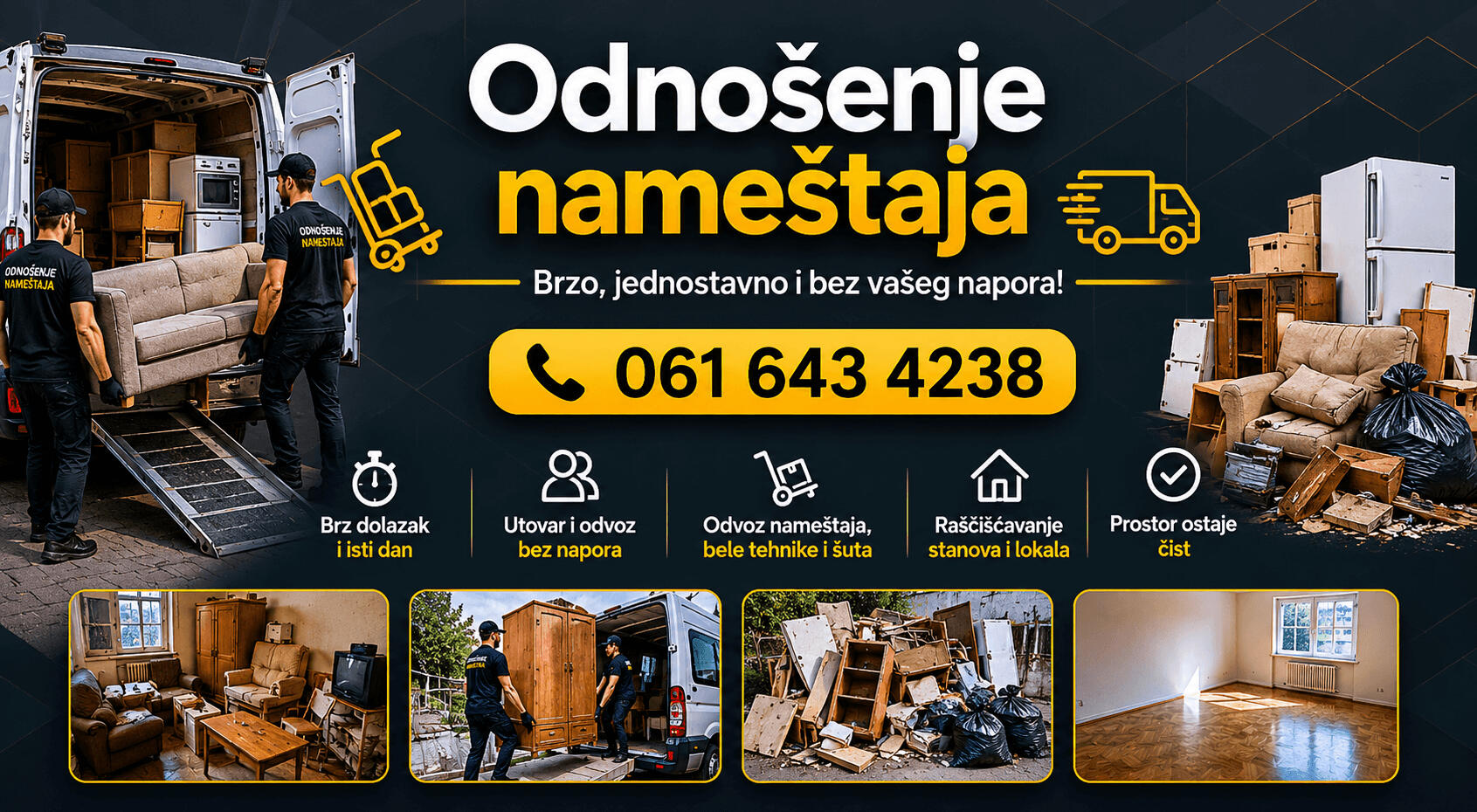 Odnošenje starog nameštaja Beograd