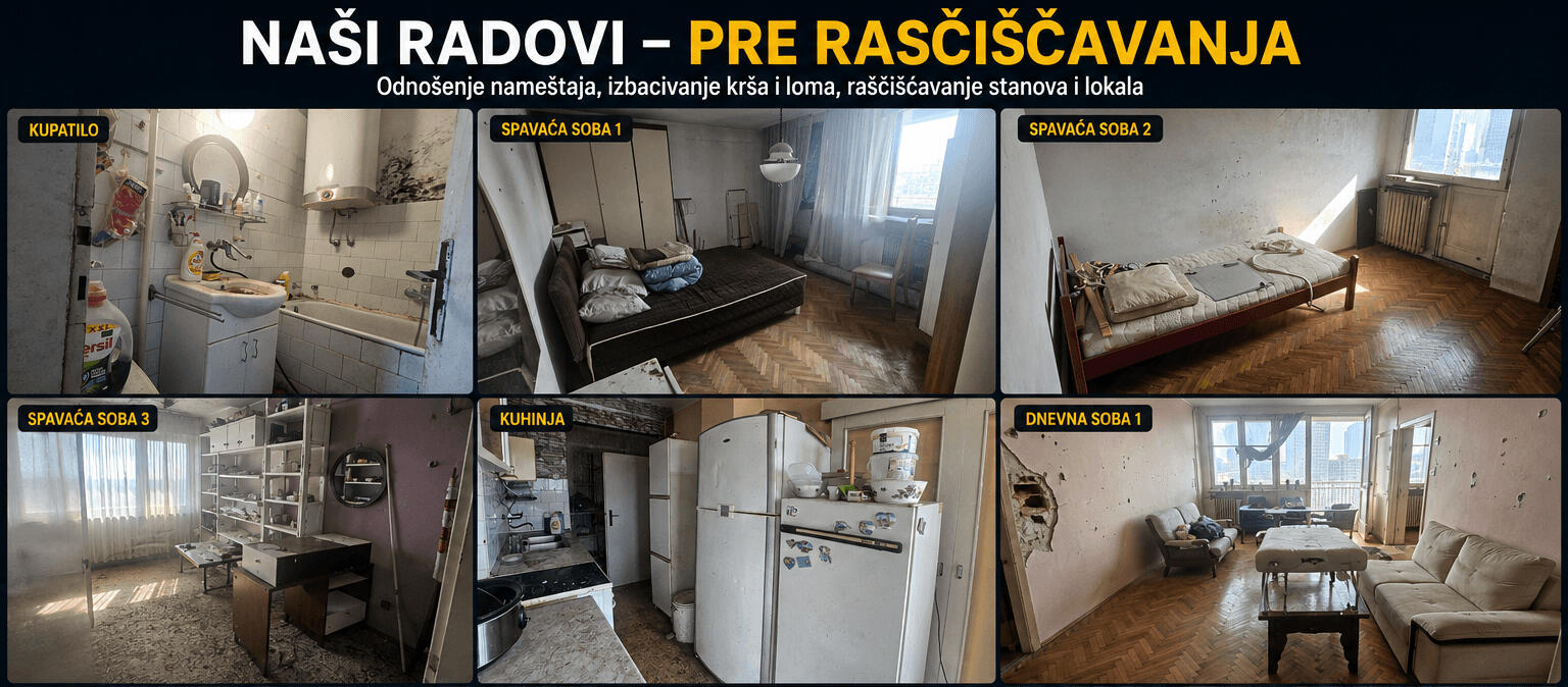 Odnošenje starog nameštaja Beograd