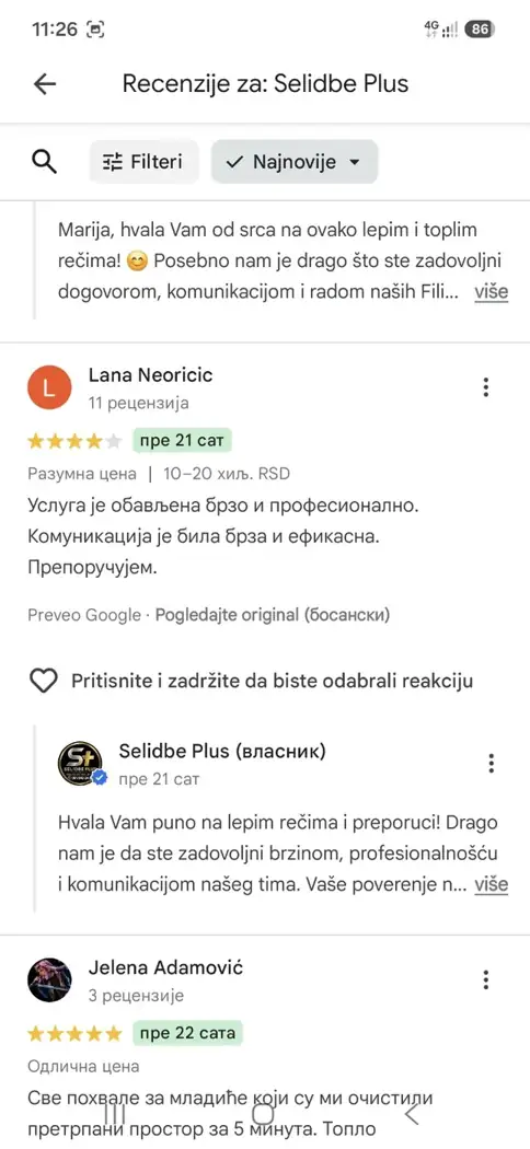 Nameštaj spreman za odnošenje — primer posla sa terena